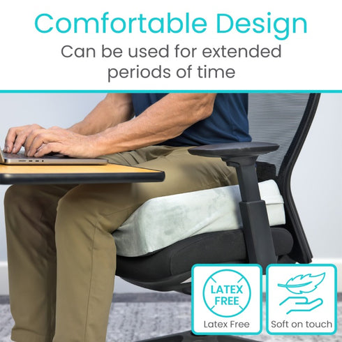 Easy Rise Cushion (19''x18''x5'', Grey)